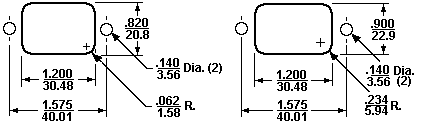 drawing of panel cutout