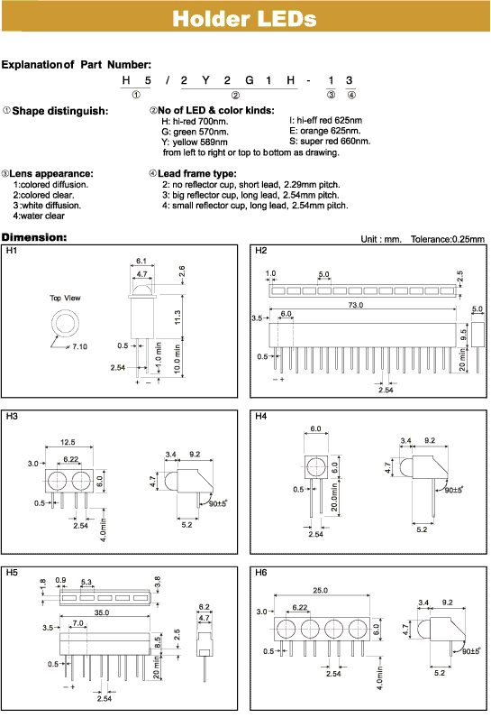 Elproma Holder LEDs